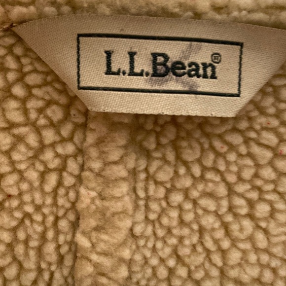 L.L. Bean Women's Brown Sherpa-Lined Vest - Picture 3 of 6